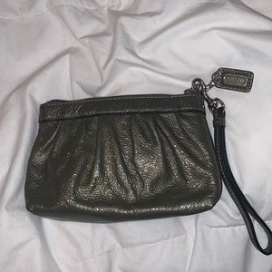 Coach Silver Wristlet